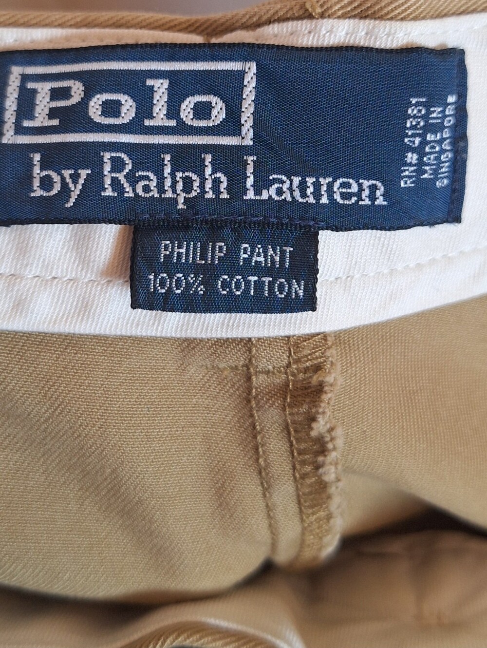 Polo Ralph Lauren Philip Chino Pants Mens 35x32 Brown Business Casual Preppy - Picture 3 of 8